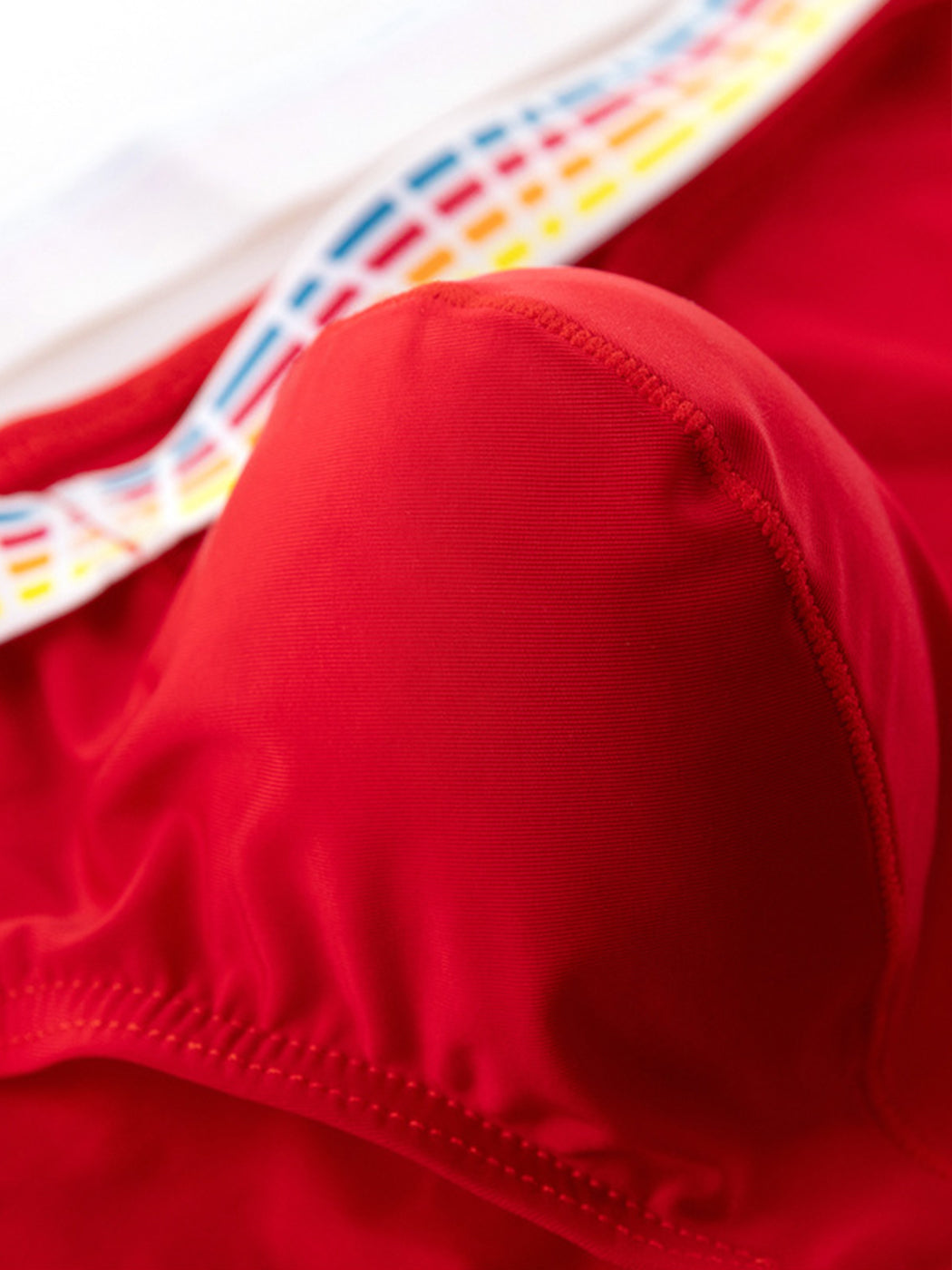 3 Pack Men's Sexy Color-Block Hollow Out Underwear Bikini