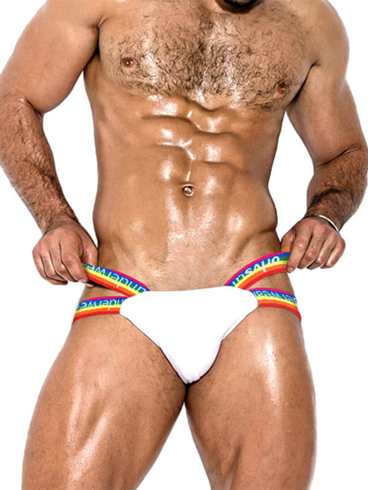 3-pack Men's Rainbow Cotton Thong