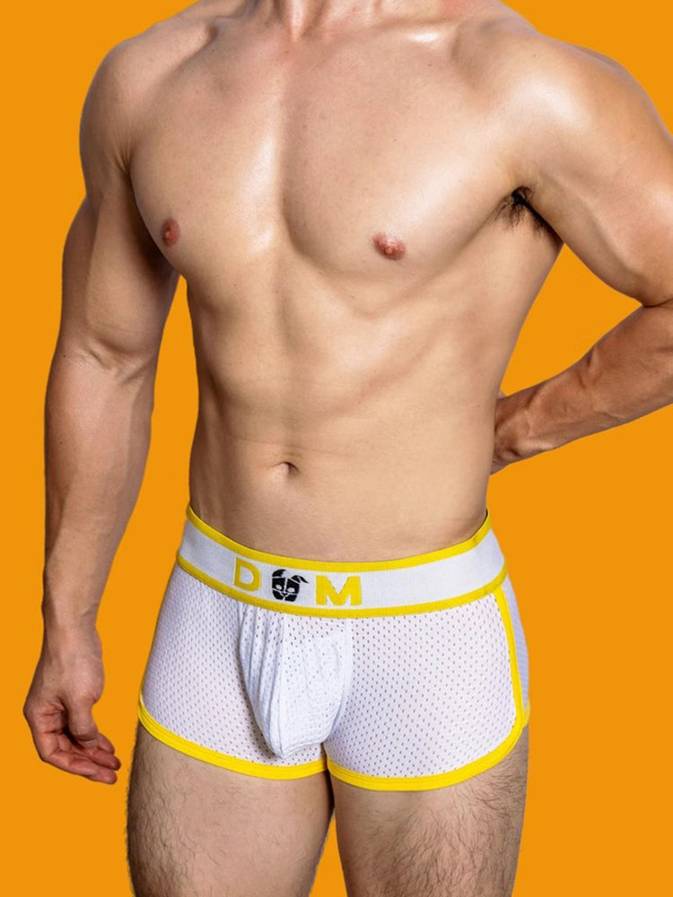 2 Pack Men's Fashionable Low-Rise Zipper Trunks