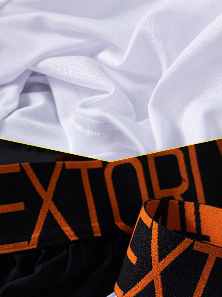 3 Pack Men's Low Rise Cotton Sexy Fashion U Convex Comfort Briefs