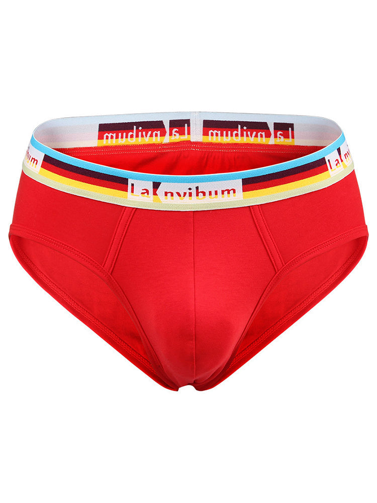 2 Pack Men's U Pouch Rainbow Pride Briefs