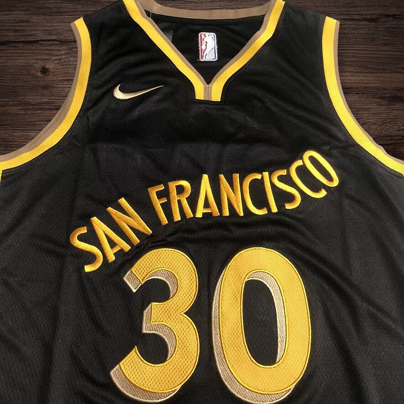 Men’s Golden State Warriors #30 Curry 2024 City Connect Jersey