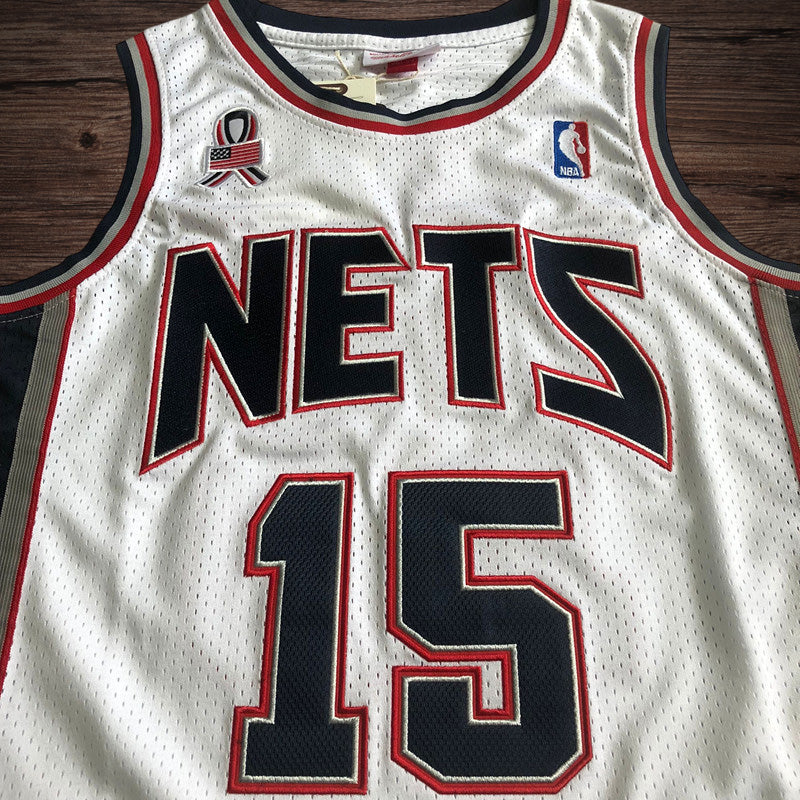 Men’s Brooklyn Nets 2006/07 #15 Vince Carter White Jersey