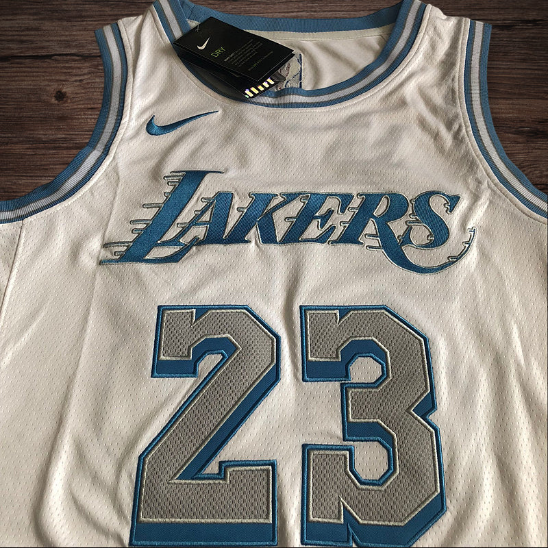 Men’s Los Angeles Lakers City Edition #23 Lebron James Jersey