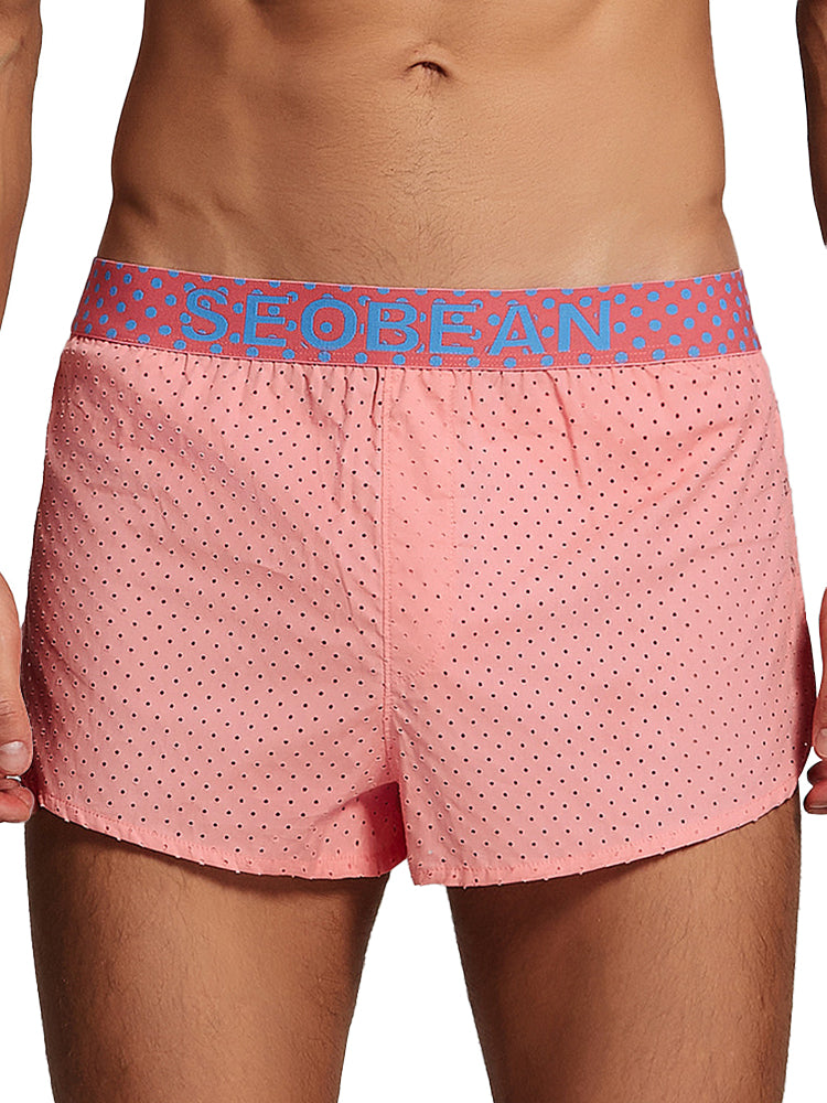 Men's Cotton Butt Lifter Boxers with Breathable Tummy Control