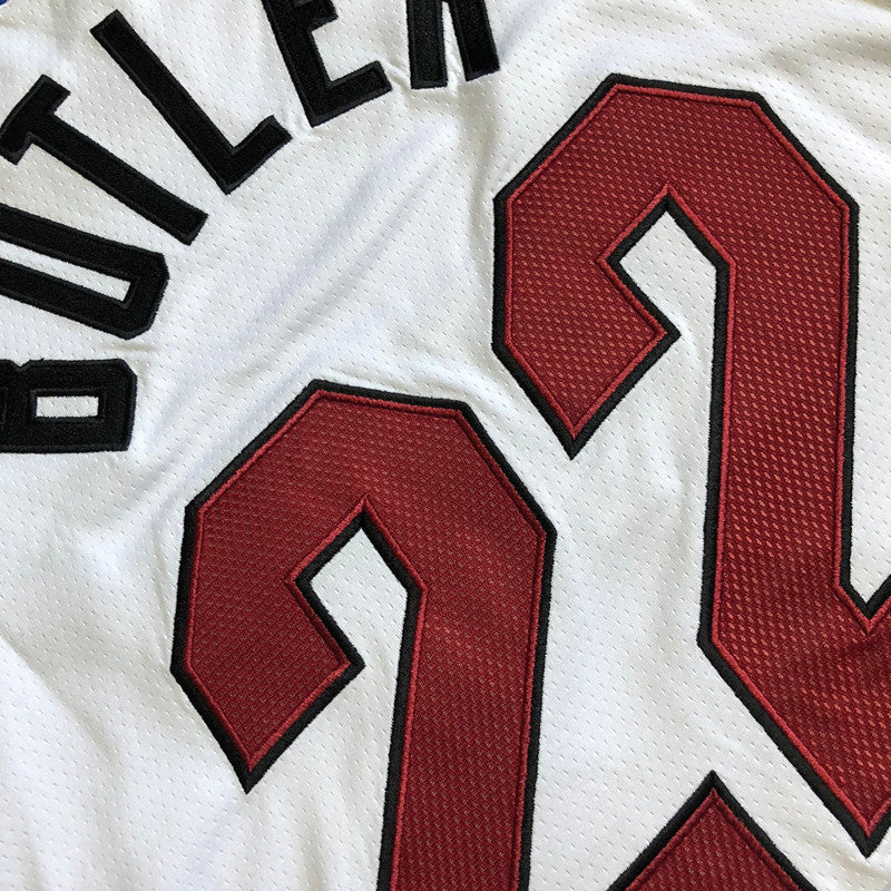 Men’s Miami Heat #22 Butler White Jersey