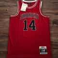 Men’s Slam Dunk 1996/97 #14 Red Jersey