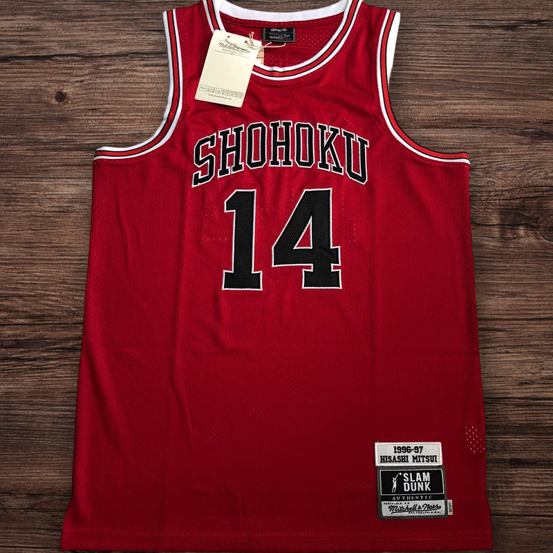Men’s Slam Dunk 1996/97 #14 Red Jersey