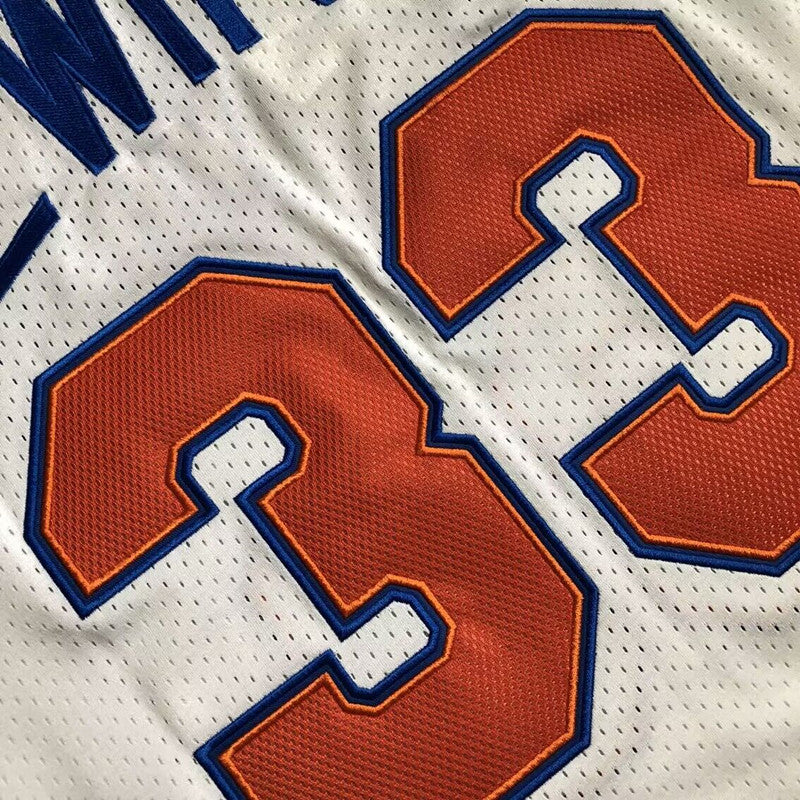 Men’s 1985-86 New York Knicks #33 Ewing Jersey in white