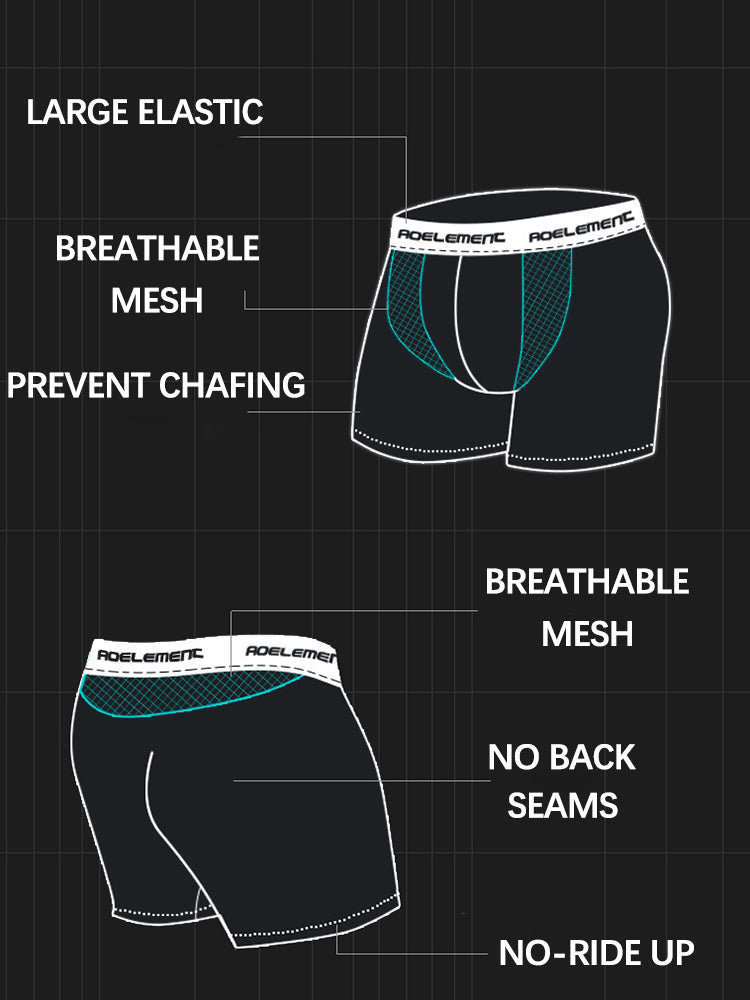 2-Pack Men's Performance Boxer Brief Athletic Underwear