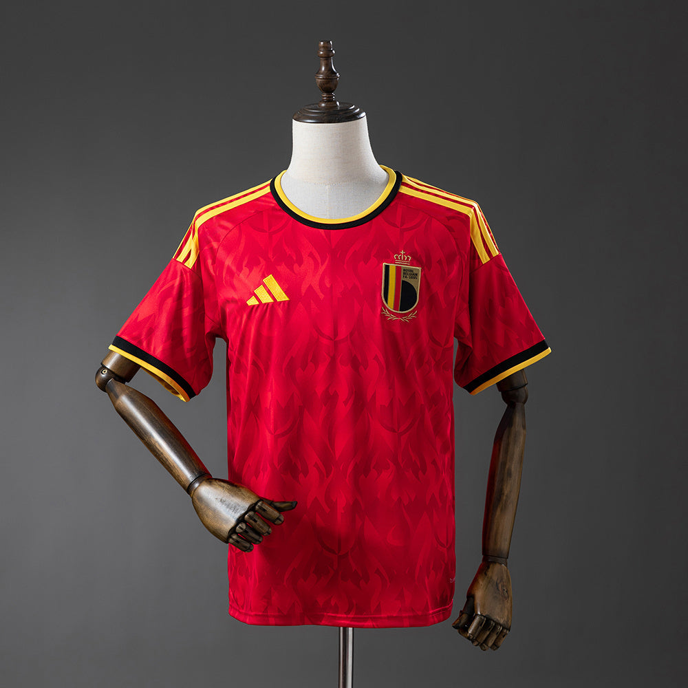 Men’s Belgium 2026 Home Fan Version Jersey S-4XL
