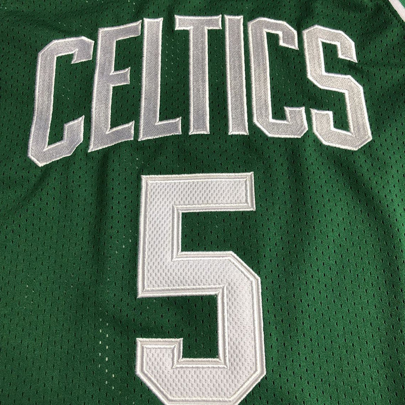 Men’s Boston Celtics 2007-08 #5 Kevin Garnett Jersey Green All Stitched