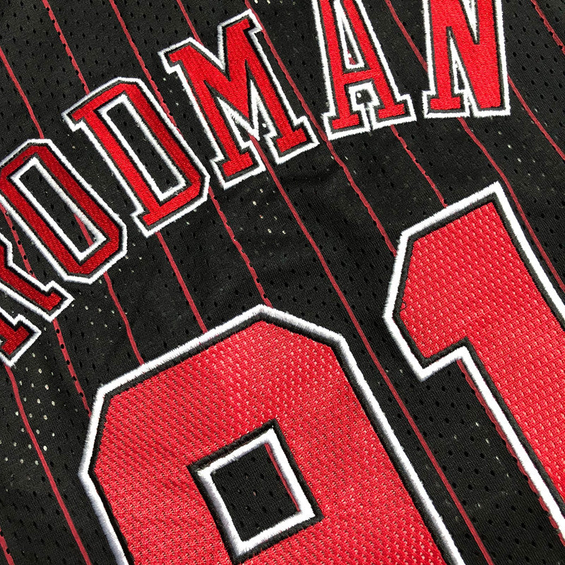 Men’s Chicago Bulls 1996-97 #91 Dennis Rodman Jersey