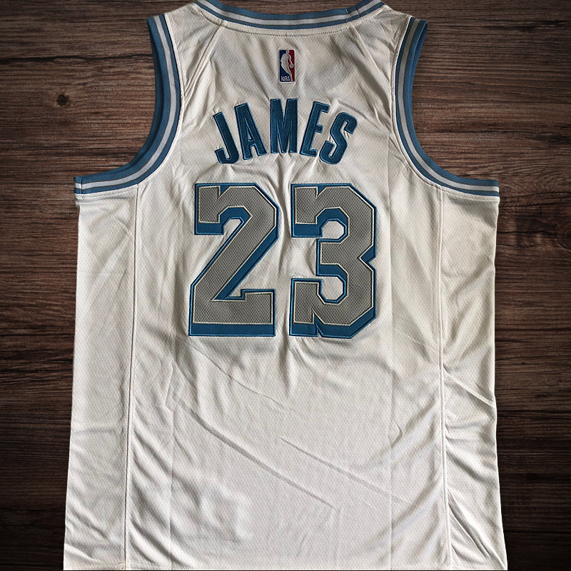 Men’s Los Angeles Lakers City Edition #23 Lebron James Jersey