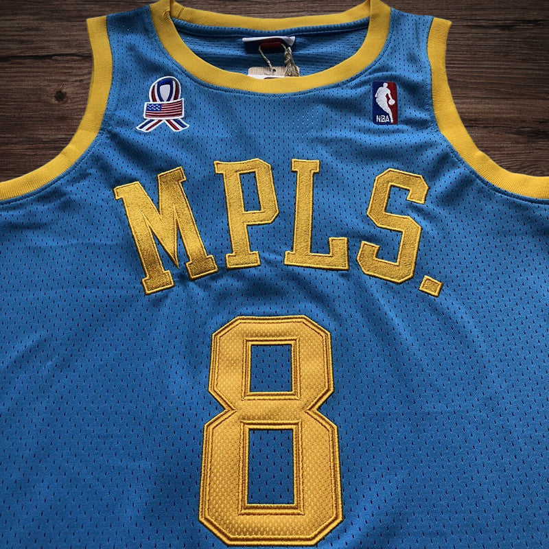 Men’s 2001-02 MPLS. #8 Kobe Bryant blue jersey