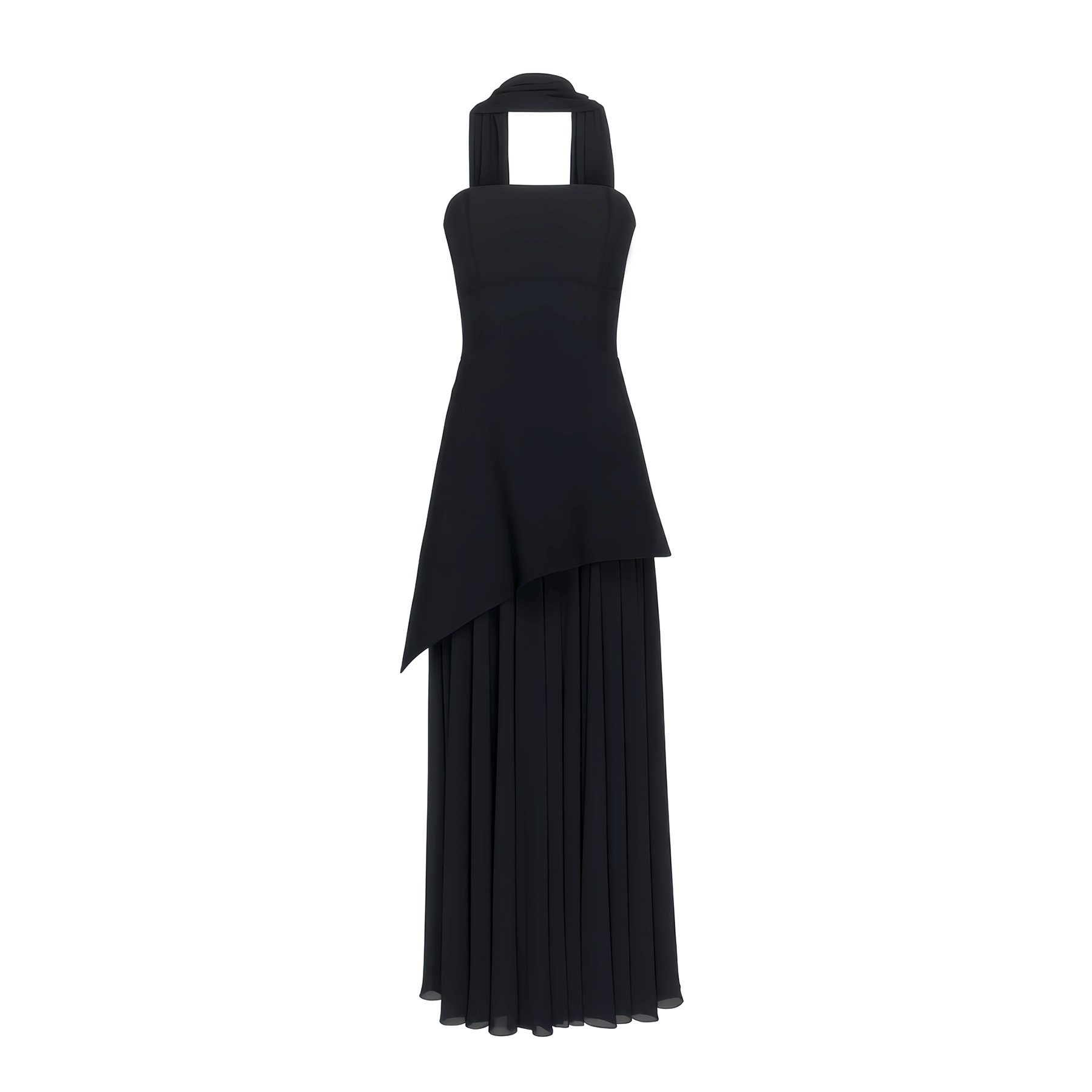 Solène Off-Shoulder Ruched Maxi Gown