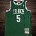 Men’s Boston Celtics 2007-08 #5 Kevin Garnett Jersey Green All Stitched