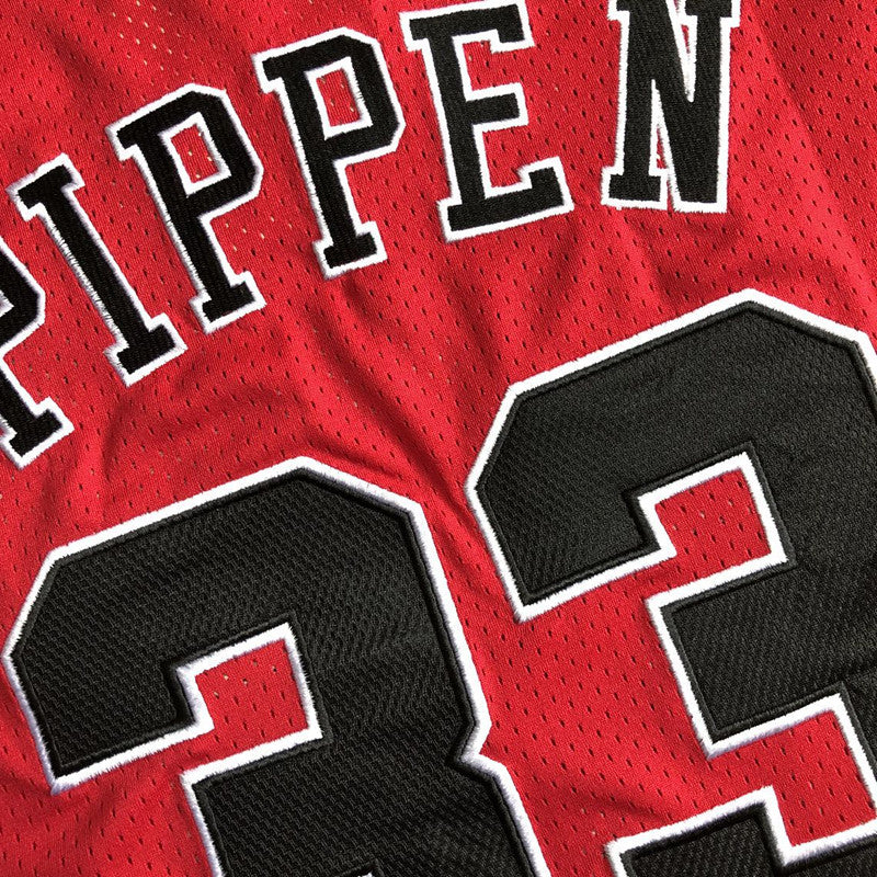 Men’s Chicago Bulls 1997-98 Finals #33 Scottie Pippen Jersey Red