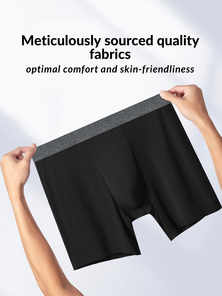 3 Pack Men's Plus-Size Anti-Chafing Performance Boxer Briefs