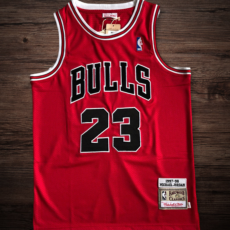 Men’s Chicago Bulls 1997-98 #23 Michael Jordan Jersey