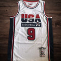Men’s #9 Jordan USA Basketball 1992 Olympics Jersey