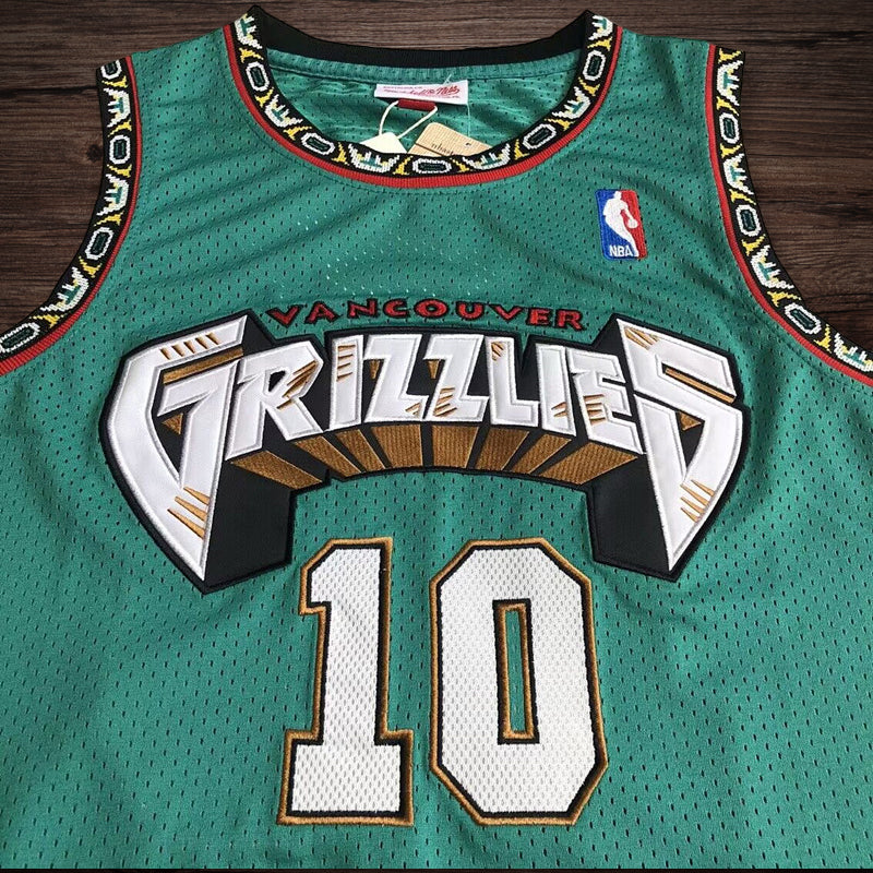 Men’s Memphis Grizzlies 1998-1999 #10 Mike Bibby Jersey