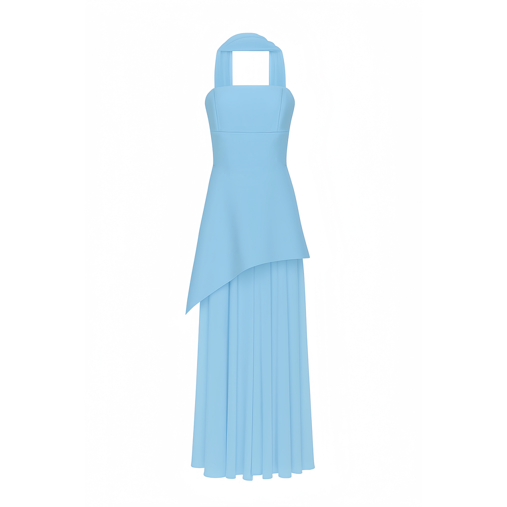 Solène Off-Shoulder Ruched Maxi Gown