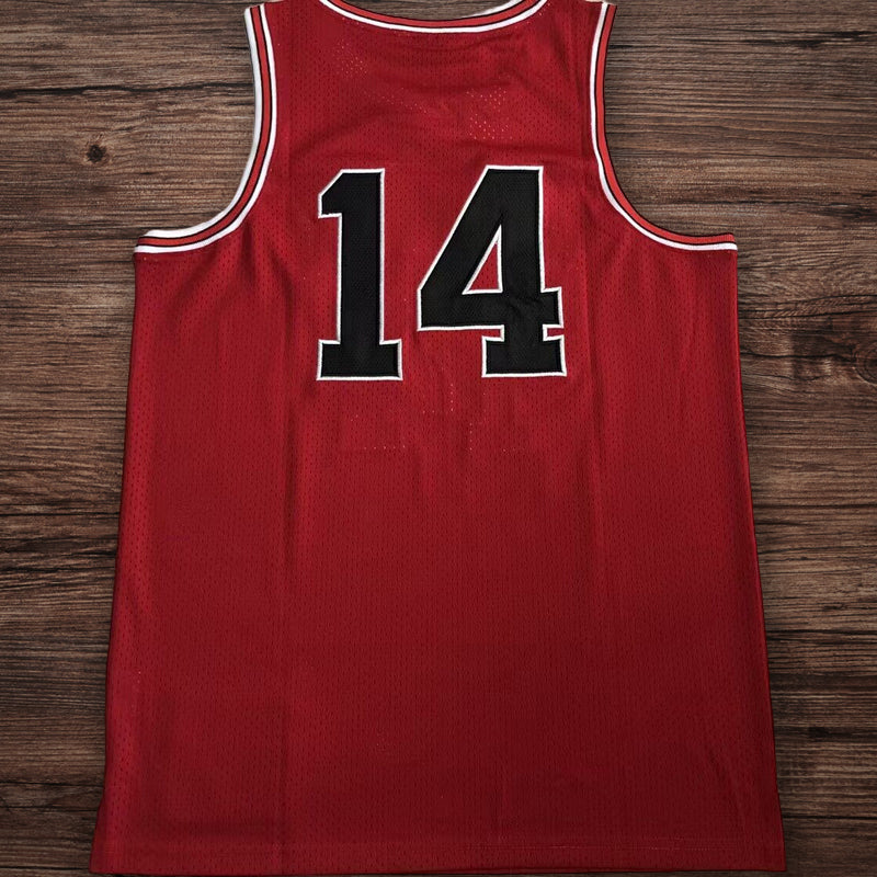 Men’s Slam Dunk 1996/97 #14 Red Jersey