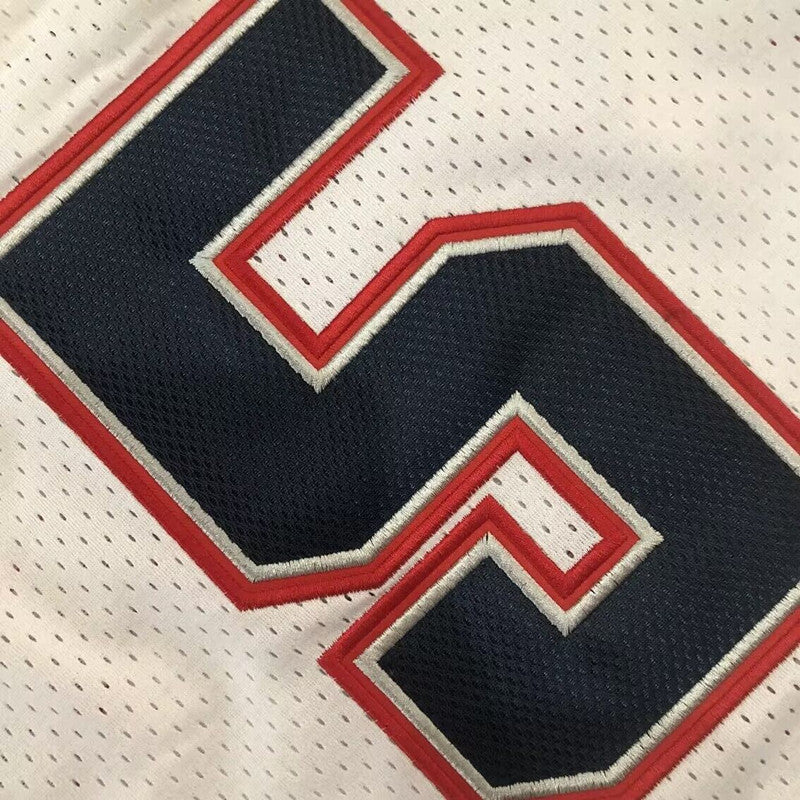 Men’s Brooklyn Nets 2006/07 #5 Jason Kidd White Jersey