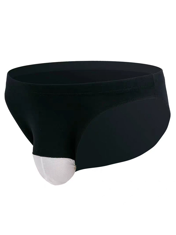 3-pack Men's Sexy Low-rise Mesh Cotton Briefs