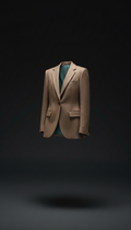 Wool tailored blazer with sharp lines