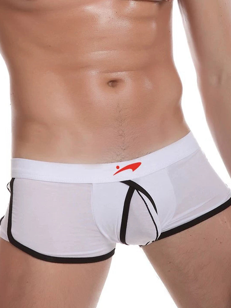 3 Pack Men's Modal U-convex Large Pouch Arrow Pants Breathable Boxer Briefs