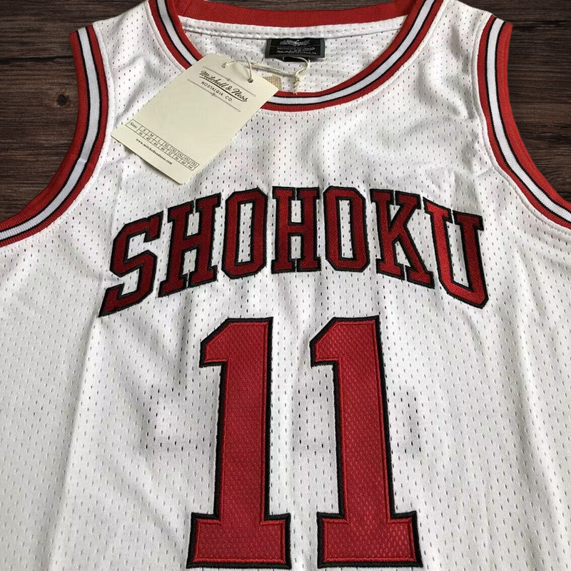 Men’s Slam Dunk 1996/97 #11 Rukawa White Jersey