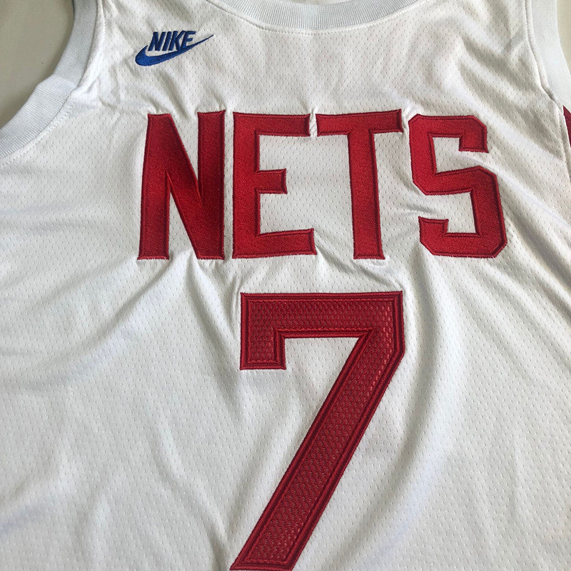 Men’s Brooklyn Nets 2023 #7 Durant White Jersey