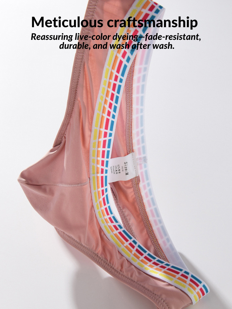 3 Pack Men's Ice Silk Middle-Rise Summer Thongs