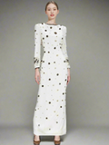 Luxury Crystal Embellished Maxi Dress