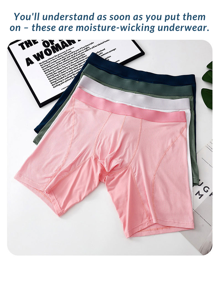 2 Pack Men's Casual Ice Silk Midway Briefs