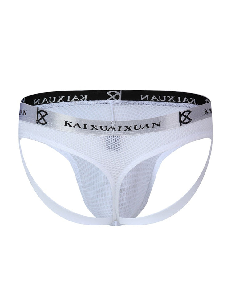 3 Pack Men's Soft Elastic Comfortable Breathable Low Waist Sexy Thong