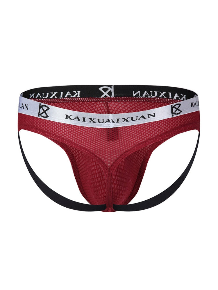 3 Pack Men's Soft Elastic Comfortable Breathable Low Waist Sexy Thong