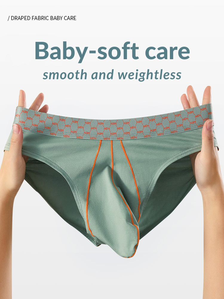 3 Pack Men's Breathable Anti-Chafing Cotton Briefs