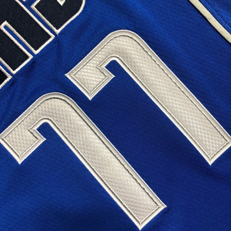 Men’s Dallas Mavericks #77 Doncic Jersey in blue