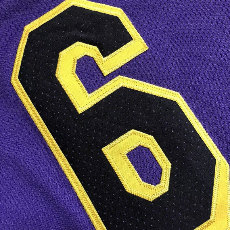Men’s Los Angeles Lakers 2023 #6 Lebron James Player Edition Purple Jersey