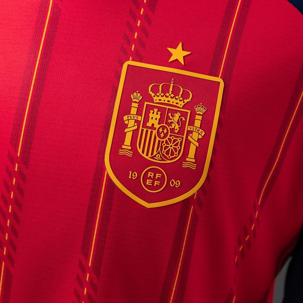 Men’s Spain 2026 Home Long Sleeve Jersey S-4XL