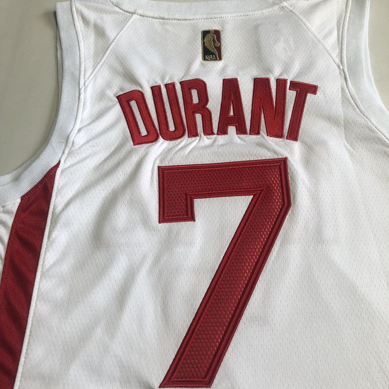 Men’s Brooklyn Nets 2023 #7 Durant White Jersey