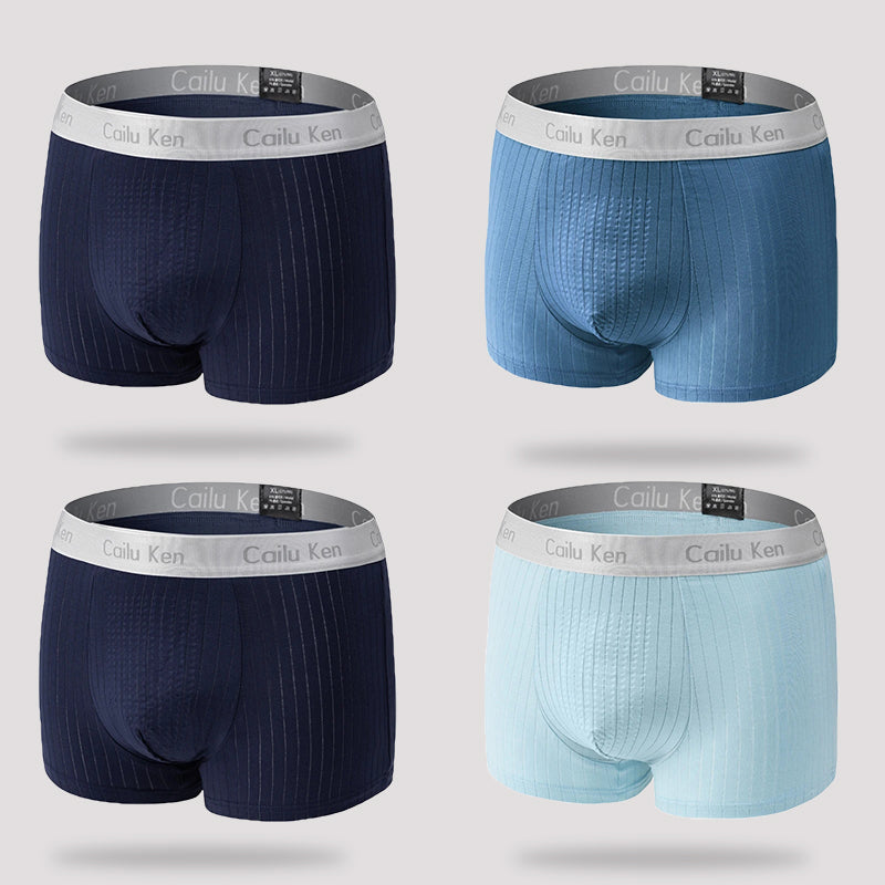 4 Pack Soft Massage Support Pouch Trunks