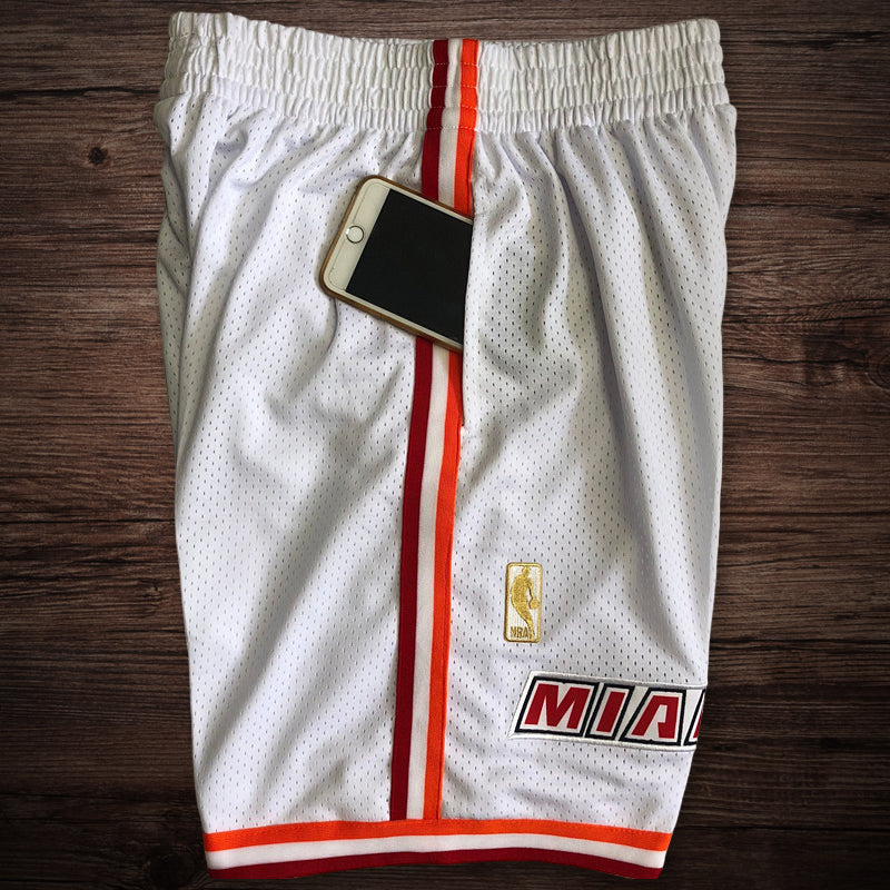 Miami Heat 1996/97 Shorts White
