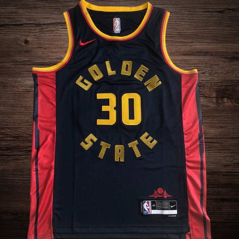 Men’s Golden State Warriors 2025 City Edition #30 CURRY Jersey DarkBlue