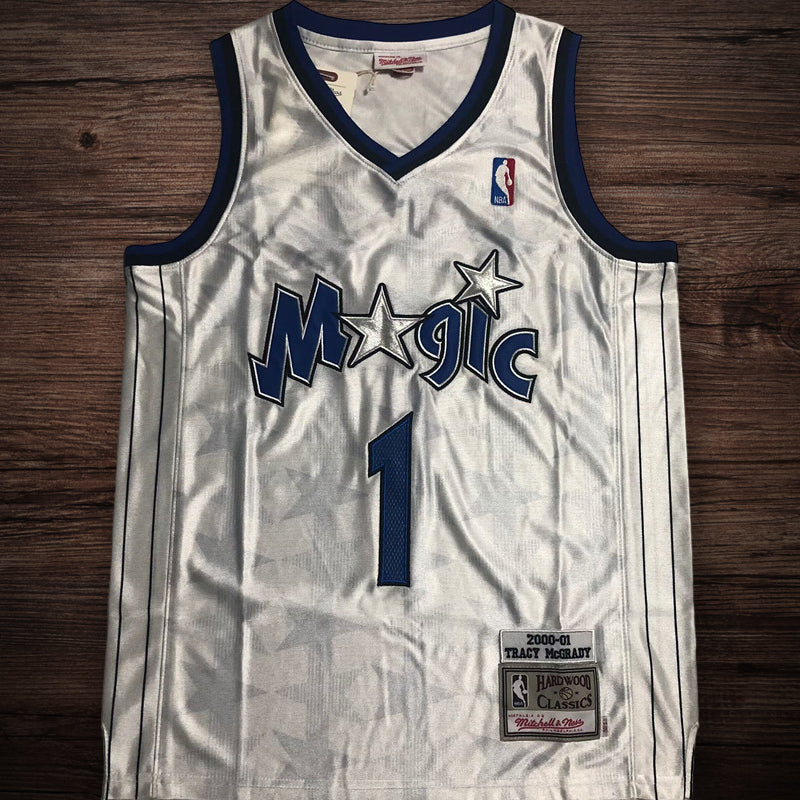 Men’s Orlando Magic 2000/01 #Tracy McGrady White Jersey