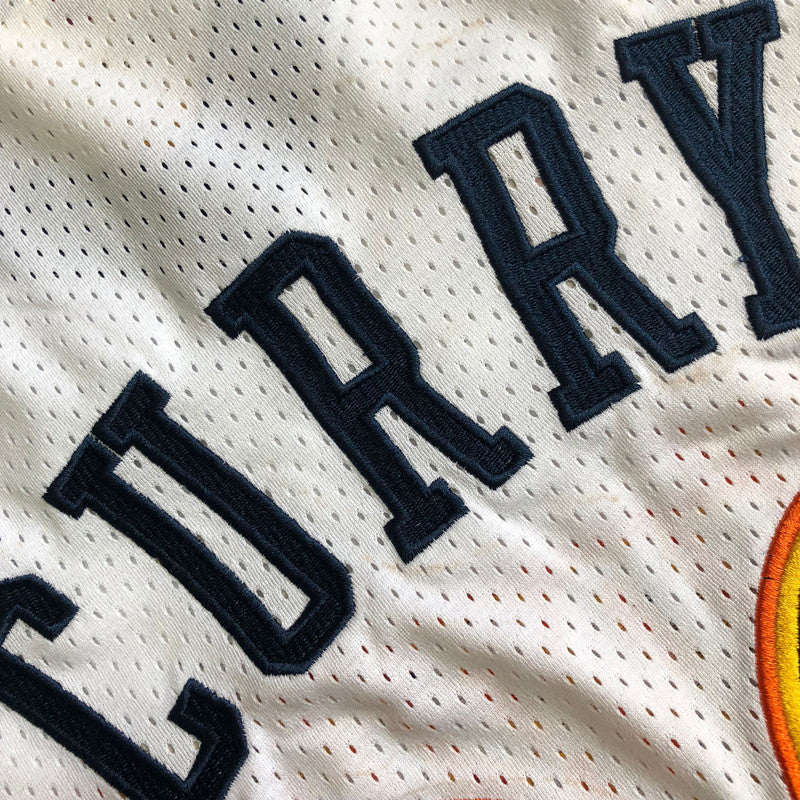 Men’s Golden State Warriors 2009-10 #30 Stephen Curry Jersey in White
