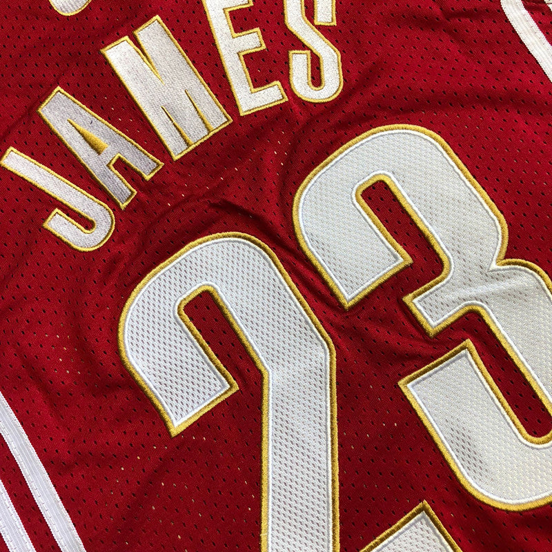 Men’s Cavaliers 2003-04 #23 James Red Jersey